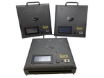 Lot Of 3 Ikan LED1000ALY Studio Lights W/ Remotes, Mounts & Carry Case. Fixed Price $450.00.