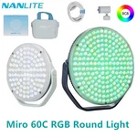 Nanlite Miro 60C 60W Rgbww Full Color Led Studio Video Ring Light 2700K-7500K. Fixed Price $159.00.