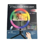 Vivitar 8" Full Color Ring Light Led VIVRLRGB8-NOC New Usb Streaming. Fixed Price $14.00.