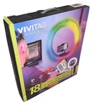 Vivitar Creator Series 18 Full Color Ring Light Set Kit With 61 Stand. Fixed Price $54.99.