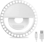 Selfie Ring Light Xinbaohong Rechargeable Portable Clip Fill W 36 Led. Fixed Price $9.95.