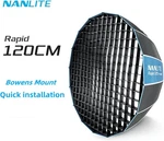 Nanlite Rapid 120CM Bowens Mount Quick Release Parabolic Softbox With Honeycomb. Fixed Price $189.00.