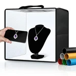 Photo Studio Box Dimmable Shooting Tent With Led Lights Backdrops Glendan. Fixed Price $39.87.