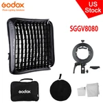 Us Godox 80X80CM Foldable Flash Softbox With GRID+S2 Bracket Fr AD100PRO V1 V860. Fixed Price $65.00.