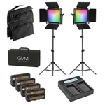 Gvm 800D 40W Bi-color Rgb Studio Soft Led Panel 2-LIGHT Kit, Bundle With Green. Fixed Price $300.00.