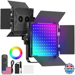 Anautin Rgb Photography Lighting Kit, 50W Bi-color Led Studio Lights, 2300K 8500. Fixed Price $109.28.