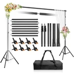 Qoolfoto Backdrop 10X7FT(WXH), Photo Studio Adjustable Background Stand.... Fixed Price $49.50.