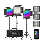 Gvm 50SM Pro Led Video Light With Softboxes, Rgb+bi-color Double Sided, Each .... Fixed Price $624.51.