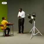 2PCS Adjustable Photography Light Stand Kit With Softbox Backdrop Support. Fixed Price $70.99.