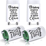 Saillong Pack White Fluorescent Starter For Use With 4-40W Preheat. Fixed Price $11.99.