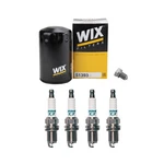 Wix Engine Oil Filter & Denso Spark Plugs Kit For Volkswagen Golf 2.0 L4 Bev. Fixed Price $57.95.