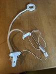 Bower Flexible 24" Led Ring Dims -social Posts, Desk Light,phone Holder. Fixed Price $24.00.