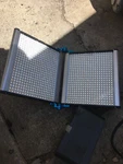 Dracast LED1000 Silver Series Foldable Bi-color Light DRSF-1000B + 2 Battery. Fixed Price $145.00.