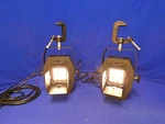 Videssence #E025-903LD Led Light Fixture Qty W/c-clamps, Edison Plugs. Fixed Price $50.00.