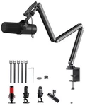 Ku Xiu Aluminum Alloy Boom Arm Microphone Stand For Desk, Three-section Adjus.... Fixed Price $55.28.