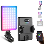 Neewer VL67C Rgb 94 Led CRI97 2000MAH Rechargeable Selfie Light With App Control. Fixed Price $38.99.