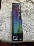 Corner Lamp Vivitar 56" Tall, Ir Remote, Sound Reactive, Collapsiable Design. Fixed Price $35.00.