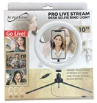 Supersonic SC-1210SR, Flex Phone Mount 10" Selfie RING-TABLETOP-3 Settings-new. Fixed Price $16.12.