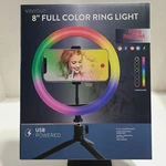 Vivitar Usb 8" Full Spectrum Color Ring Light With Phone Cradle And Tripod.. Fixed Price $19.99.