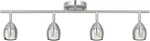 6129500 Borgata Contemporary Four Light Led Track Kit, Brushed Nickel Fini. Fixed Price $166.99.