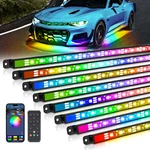 Mictuning 8PCS N8 Rgbic / Rgbw Led Underbody Light Strips Kit App&remote Control. Fixed Price $82.50.