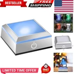 Led Base For Crystal 3D Glass Art Colorful Lighted Square Stand Display.... Fixed Price $24.29.