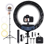 Gwo 18 Inch Led Ring Light With Tripod Stand 6000K Dimmable Makeup Selfie.... Fixed Price $117.35.