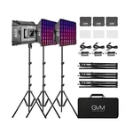 Gvm Rgb Photography Lighting Kits With 3 Softboxes, 880RS 60W Studio Lights W.... Fixed Price $429.73.