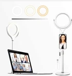 Elitehood 8 Small Ring Light, Desk With Weighted Metal Stand &. Fixed Price $19.95.