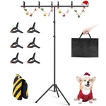 Forlogic Portable T-shape Backdrop Stand Support Kit 8X5.3FT, Adjustable Phot.... Fixed Price $45.37.
