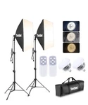 Torjim 27" Softbox Photography Lighting Kit. Fixed Price $69.77.