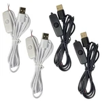 Thtrht 4 Pack Usb Extension Cable With Switch On/off 2 Pin Wire Black. Fixed Price $13.69.
