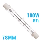 Satco S3146 S3480 78MM Bulb 100W T3 Q Clear 120V Recessed Sc Single Contact R7S. Fixed Price $5.31.