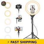 Ubeesize 12'' Led Ring Light With Tripod Stand For Video & Streaming. Fixed Price $55.99.