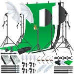 Lincostore Photo Video Studio Light Kit AM169 - Including 3 Color Backd.... Fixed Price $168.67.
