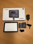 Godox LDP8BI Adj Color Led Video Light + Zitay 10500MAH NP-F970 Battery. Fixed Price $119.99.