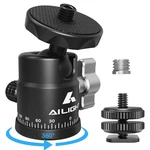 Ailight Mini Ball Head, 360 Panoramic Tripod 1 Pack, Black Sliver. Fixed Price $21.73.