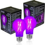 Tito Pack E26 A19 Filament Led Black Light Bulbs. Fixed Price $24.50.
