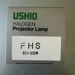 Ushio Halogen Fhs 82V 300W Projector Lamp - Made In Japan New Box. Fixed Price $15.35.