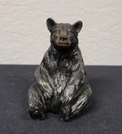 Slifka Figurine Black Bear Sitting Down 3 4 (X9222). Fixed Price $6.95.