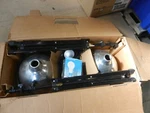 Studio Systems - SPFLK1 Lighting 2 Lights, Stands Original Box. Fixed Price $39.60.