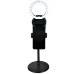 Gnbi Ring Light With Metal Disc Stand, 12"H, 2W, Black. Fixed Price $28.49.