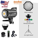 Godox SL-60W Led Video Continuous LIGHT+95CM Grid Softbox Barn Door Stand Kit. Fixed Price $174.80.