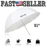 Selens 51 Photo Studio Translucent Parabolic Lighting Reflective Umbrella White. Fixed Price $56.69.