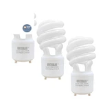 Unitedlux 13WATT T2 Spiral Cfl GU24 Prong Light Bulb Base Pack Of 3, White. Fixed Price $23.39.