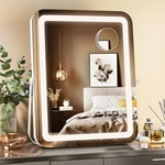 Miniso Vanity With Lights, 10.6" X 13.8" Led Makeup Mirror, & Br.... Fixed Price $62.15.