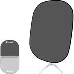 Savage 5X6' Collapsible Disc Reversible Muslin Style Background With 8' Aluminum. Fixed Price $206.99.