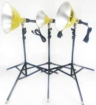Smith-victor K6R Photoflood Studio Light Reflectors & Stands 910UL A8UL. Fixed Price $99.95.