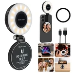 3-IN-1 Magnetic Beauty Selfie Light For Phones, With 2.4" Mirror Sel.... Fixed Price $39.36.