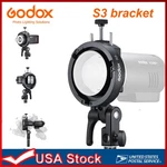 Godox S3 Bowens Flash Bracket Speedlite Holder For V100 AD100 AD200 V860 Tt. Fixed Price $25.00.